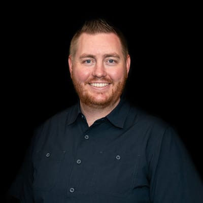 The headshot of Eric Falconer, T3's VP of Sales & Operations