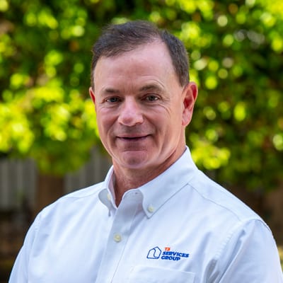 The headshot of Joe Finney, T3's Chief Executive Officer